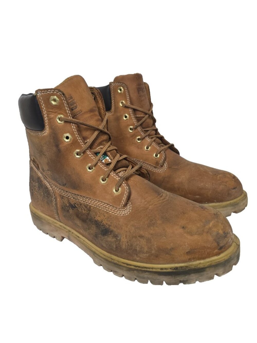 Timberland Pro Men Iconic 6" Aluminum Toe WP Leather Work Boot A22H2 Wheat 12W
